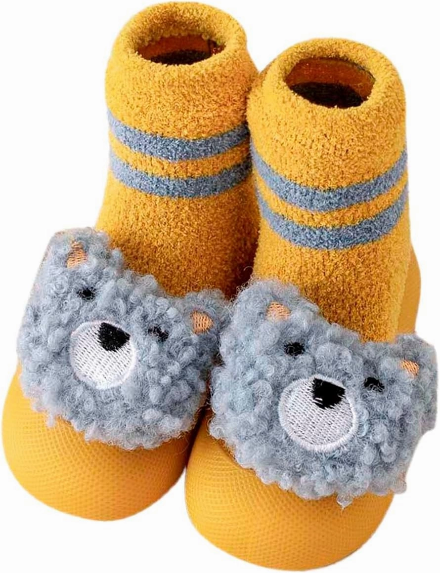 1 Year Old Shows Autumn and Winter Comfortable Baby Toddler Shoes Cute Rabbit Bear Cartoon Boys Shoes Size 13 Spikes On Soccer Cleats