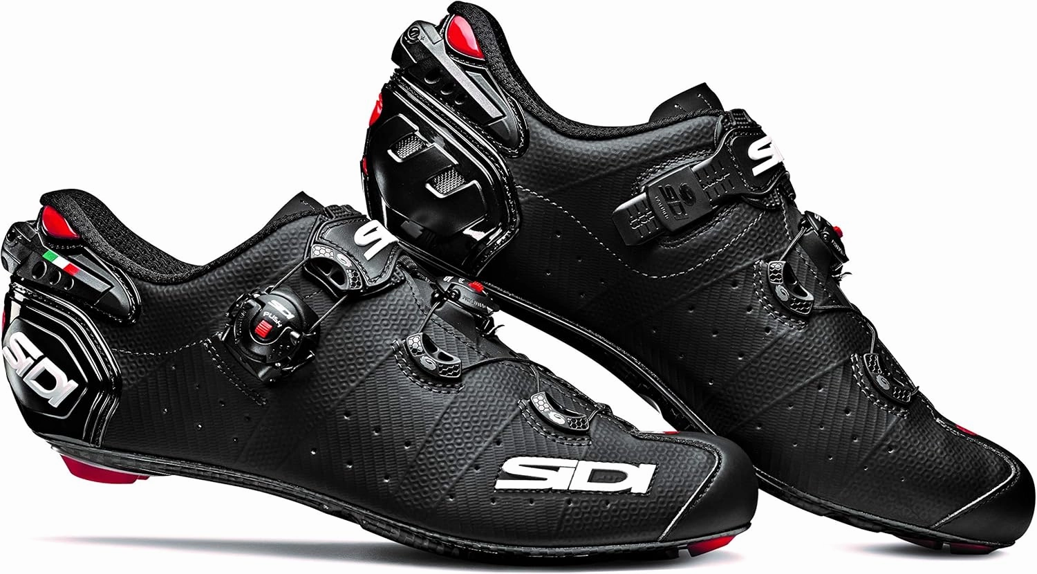Wide Fit Cycle Shoes SIDI Shoes Wire 2 Matt Carbon, Scape Cycling Man, Matte Gray Black