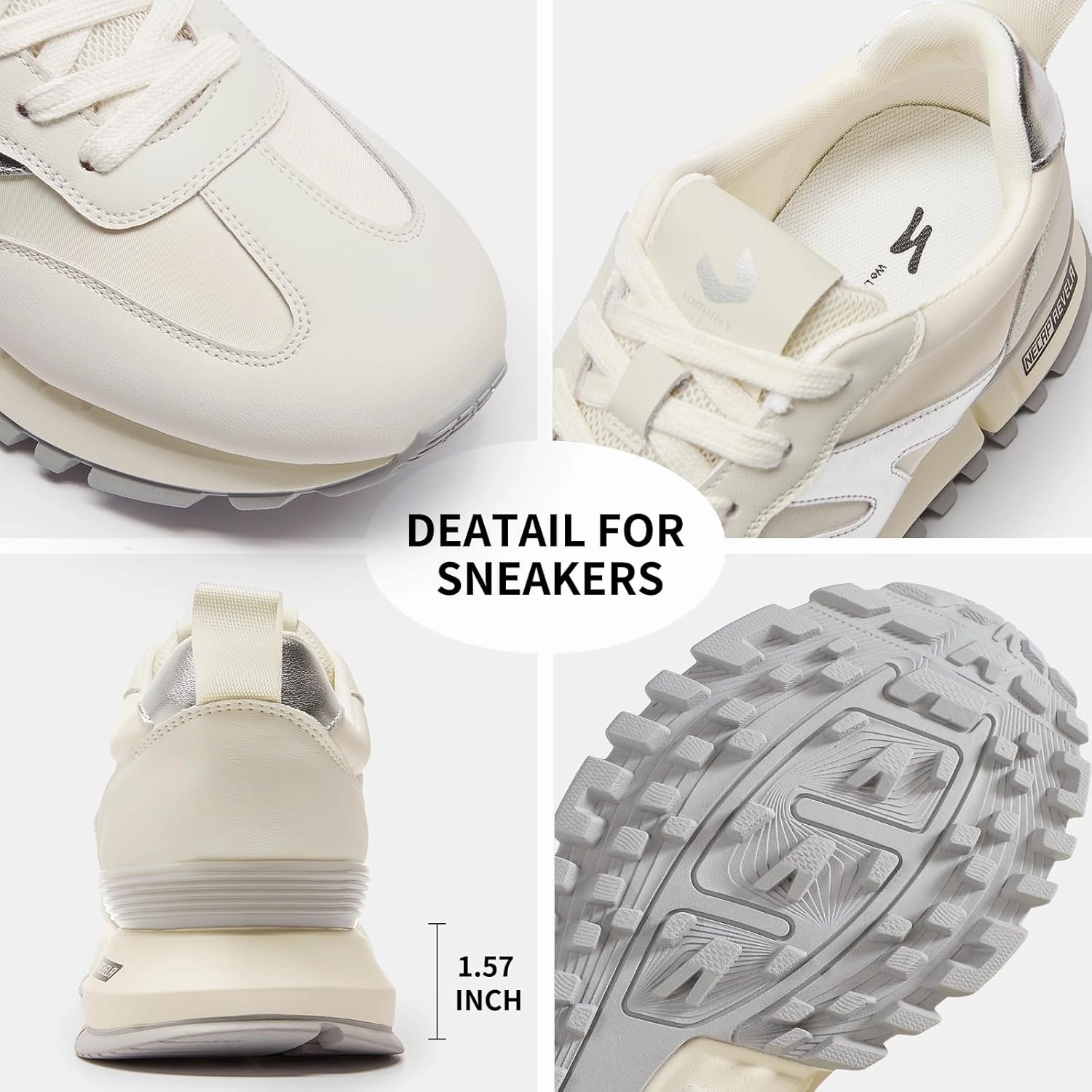 somiliss Sneakers for Women Genuine Leather Suede Patchwork Casual Lace Up Non-Slip Walking Shoes Comfortable Tennis Running Shoes Womens Fashion Sneakers Nike Custom Training Shoes