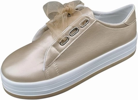 Ladmiple Sneakers For Women Slip On Low Cut Casual Walking Shoes Dressy Summer Comfort Fashion Platform Flats Loafers Sneaker Slip Ons