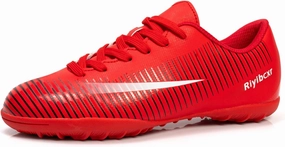 Women Soccer Cleats Lace-Up Turf Football Shoes Indoor Outdoor Low-Top Fustal Soccer Training Mitre Cleats Soccer