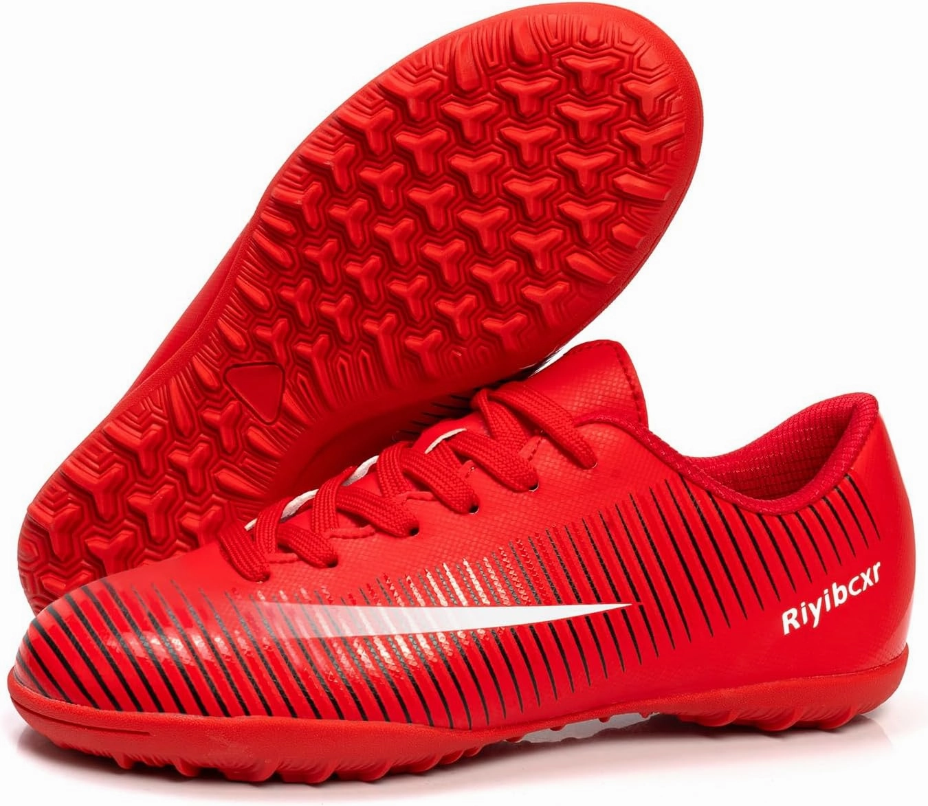 Ag Cleats Soccer Women Soccer Cleats Lace-Up Turf Football Shoes Indoor Outdoor Low-Top Fustal Soccer Training