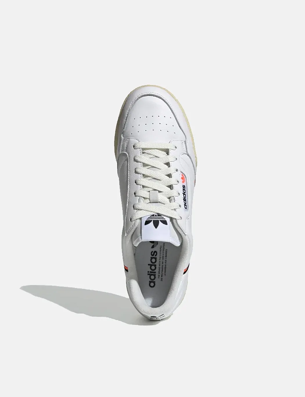 Sneakers Tennis Shoes adidas Continental 80 (EF5991) - FTWR White/Black/Orange