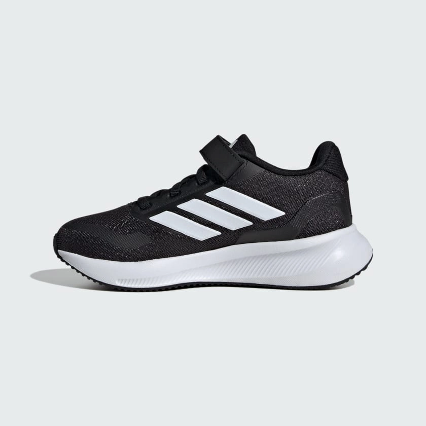 Best Value Running Shoes Uk Adidas Kid's Runfalcon 5 Hook N' Loop Black/Whte Running Shoes