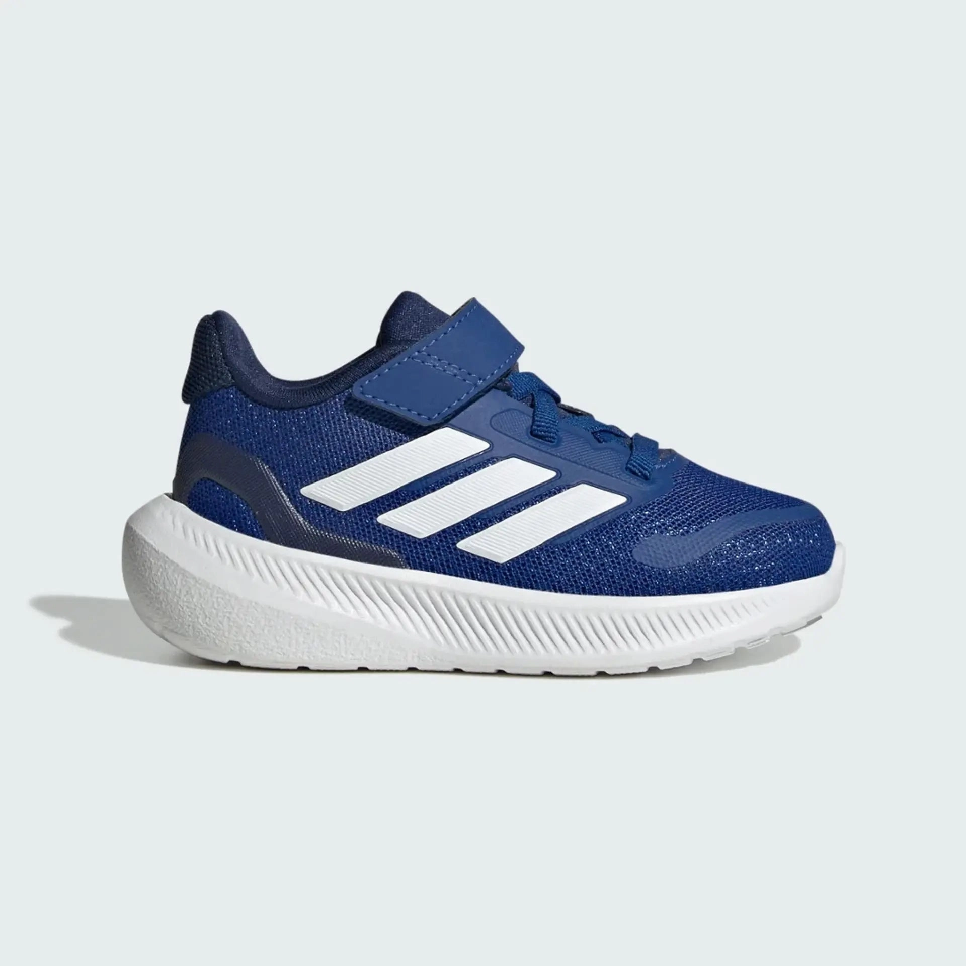 Long Distance Running Shoes For Wide Feet Adidas Kid's Runfalcon 5 Hook N' Loop Royal/White Running Shoes