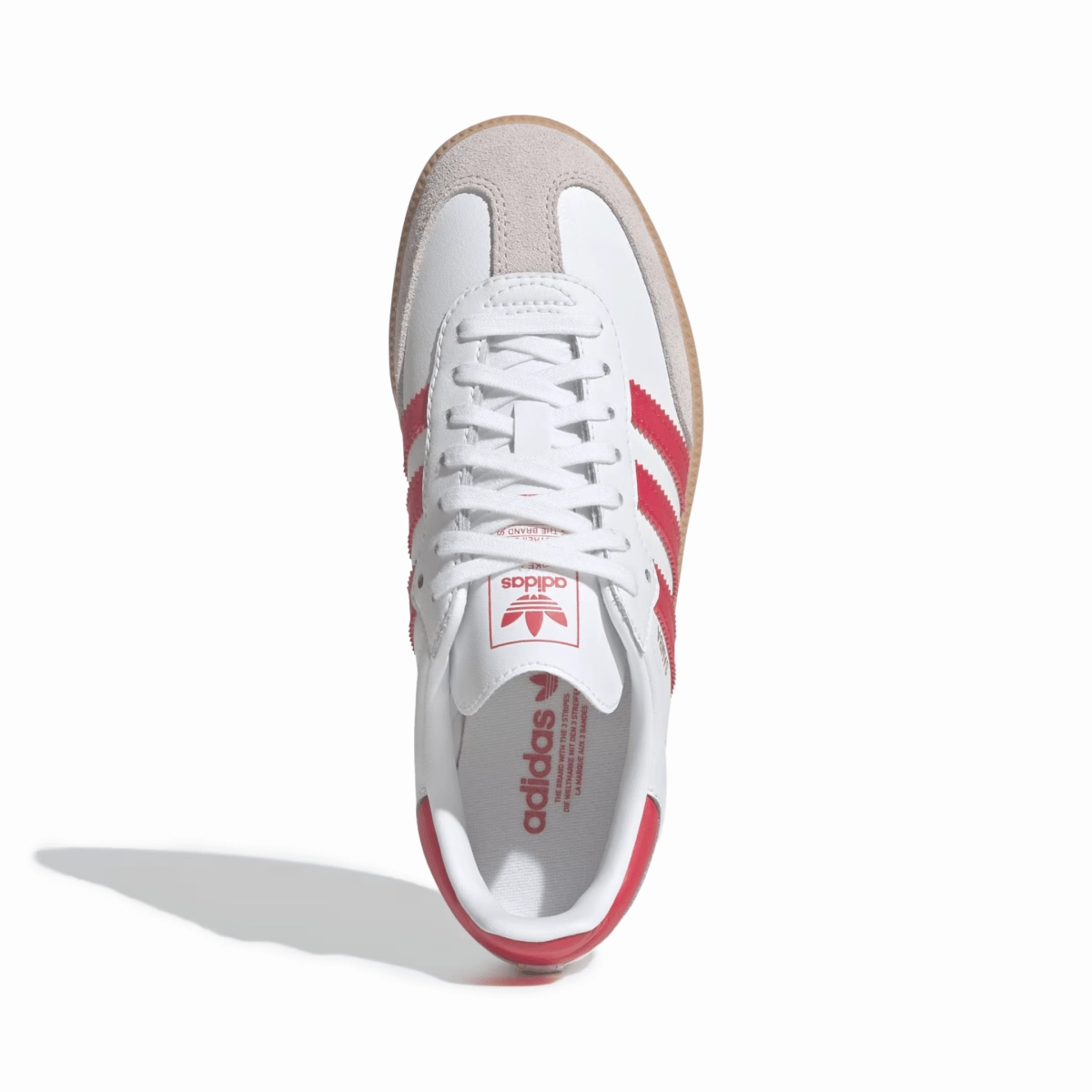 New 2025 Soccer Cleats Adidas Kids' (Grade School) Samba OG Cloud White/Better Scarlet/Gum