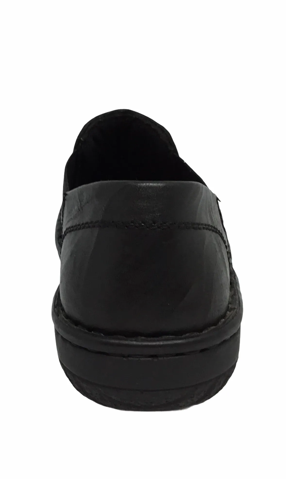 Cabello 761 27 ~ Black Leather Crinkle Athletic Style Work Boots