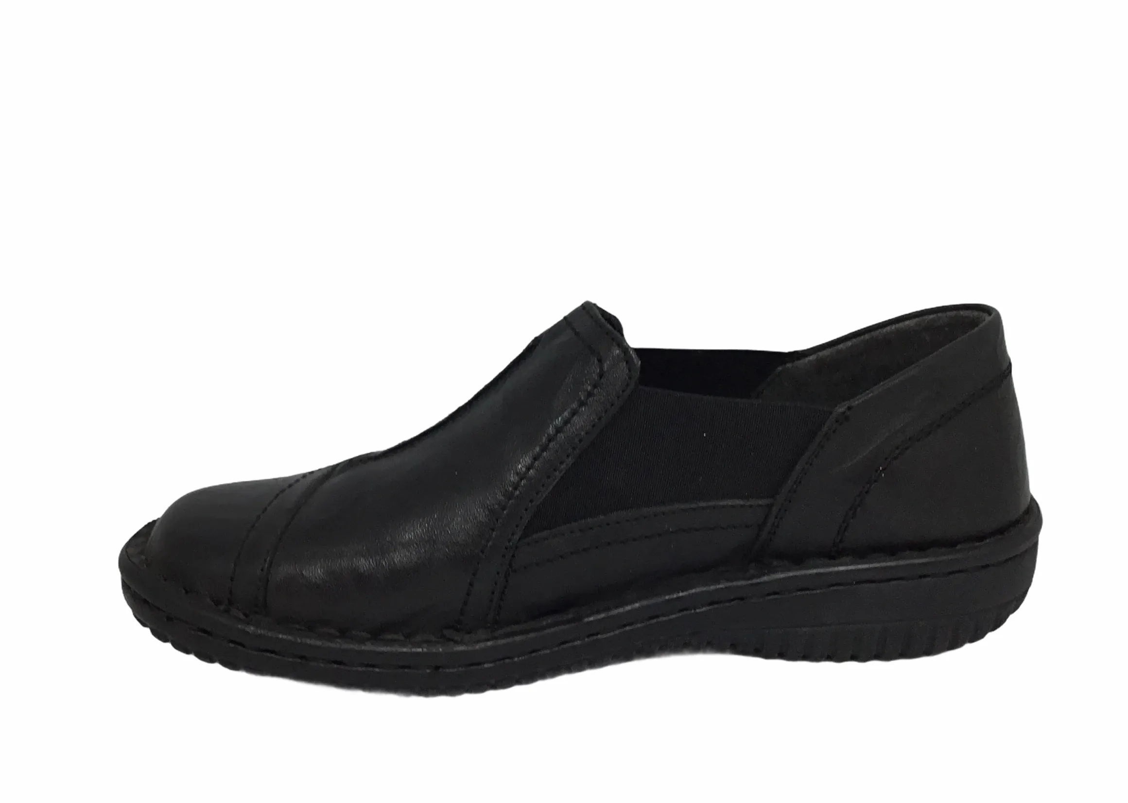 Cabello 761 27 ~ Black Leather Crinkle Cowboy Work Boots Made In Usa