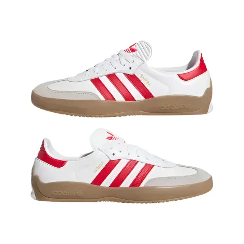 Adidas Puig Samba (White/Better Scarlet/Gum) Dsquared Skate Shoes