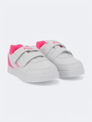 Kids Girl's Colorblocked Sneakers,White/Pink Cleaning Suede Sneakers