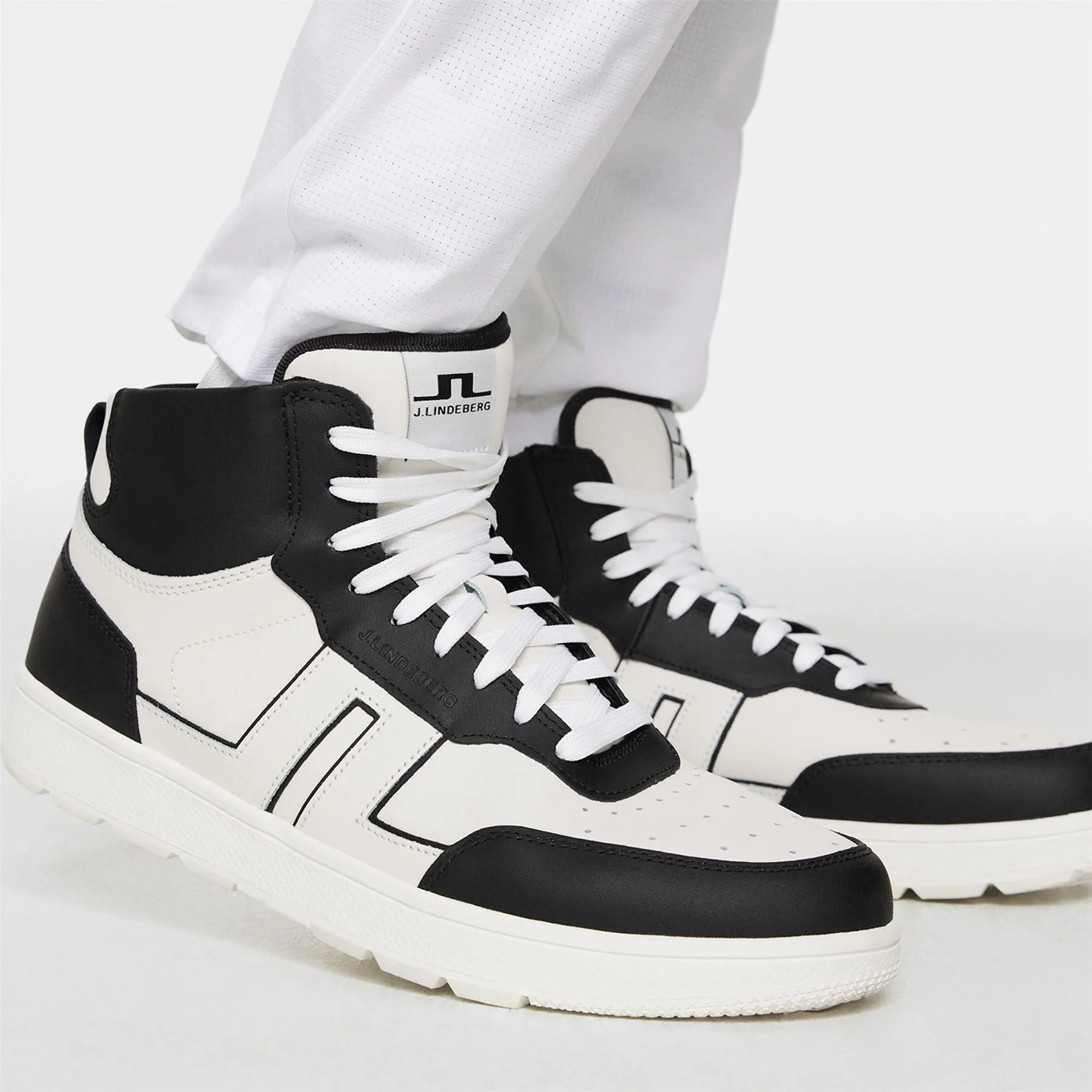 Golf Shoe Golf Gallivan2r Golf Shoe Gg Golf Ace High-Top Leather Golf Sneakers Black