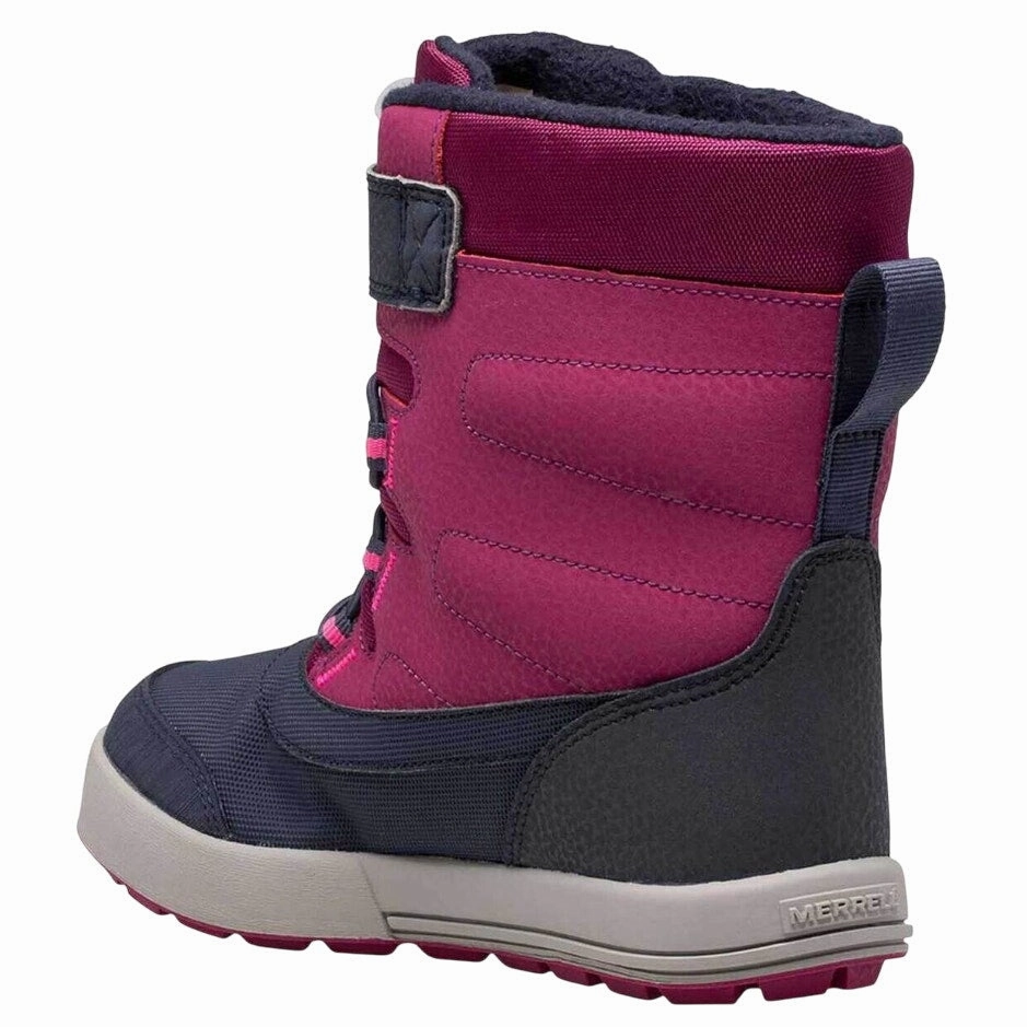 Merrell Kids Snow Storm Winter Boots US 7 M EU 38 Berry Navy Waterproof NIB Pair Of Snow Boots