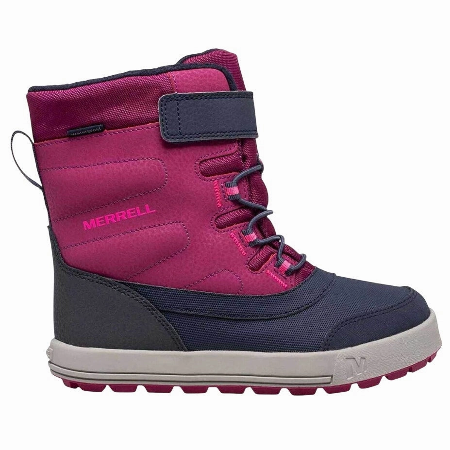 Merrell Kids Snow Storm Winter Boots US 7 M EU 38 Berry Navy Waterproof NIB Yorkie Snow Boots