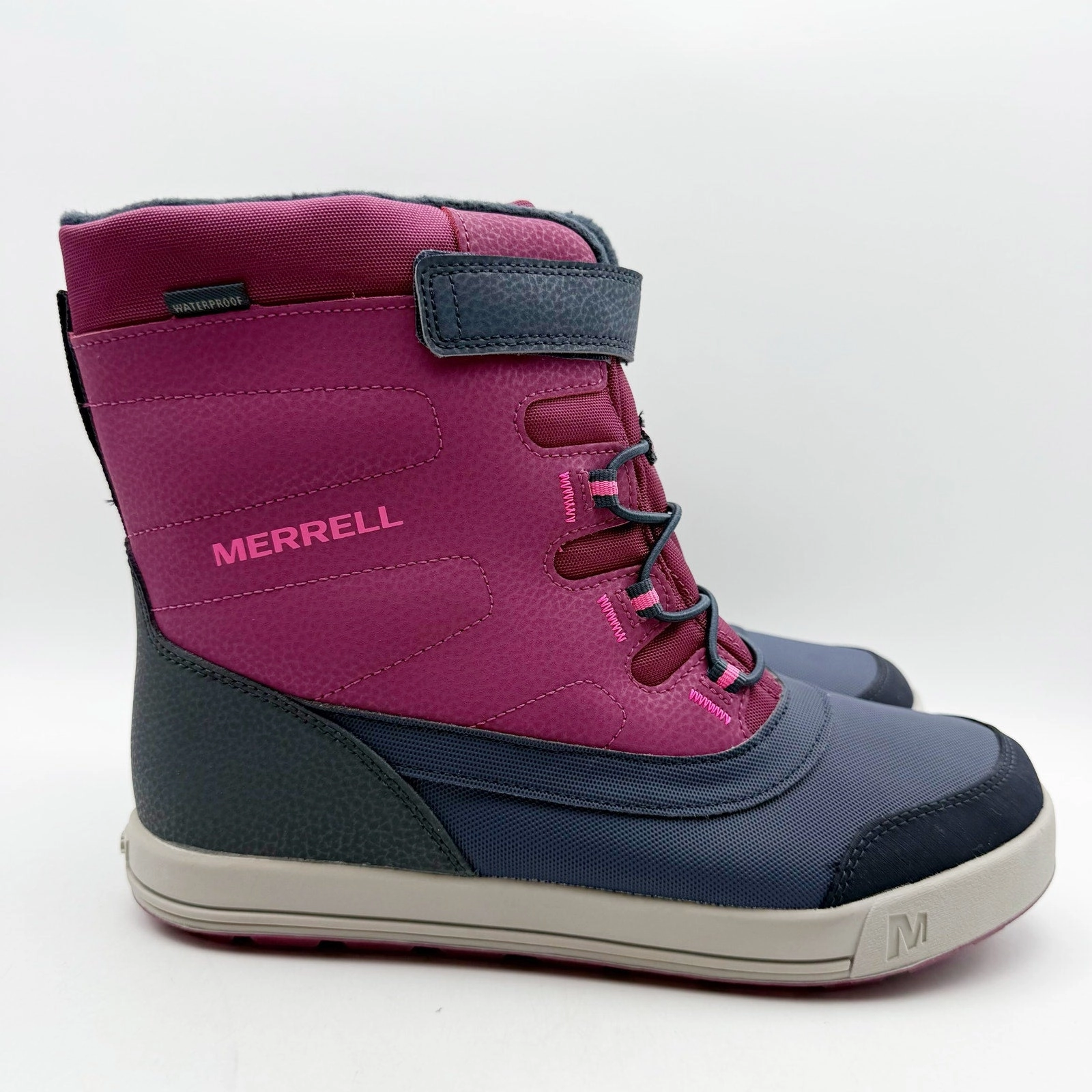 Best Snow Boots Amazon Merrell Kids Snow Storm Winter Boots US 7 M EU 38 Berry Navy Waterproof NIB