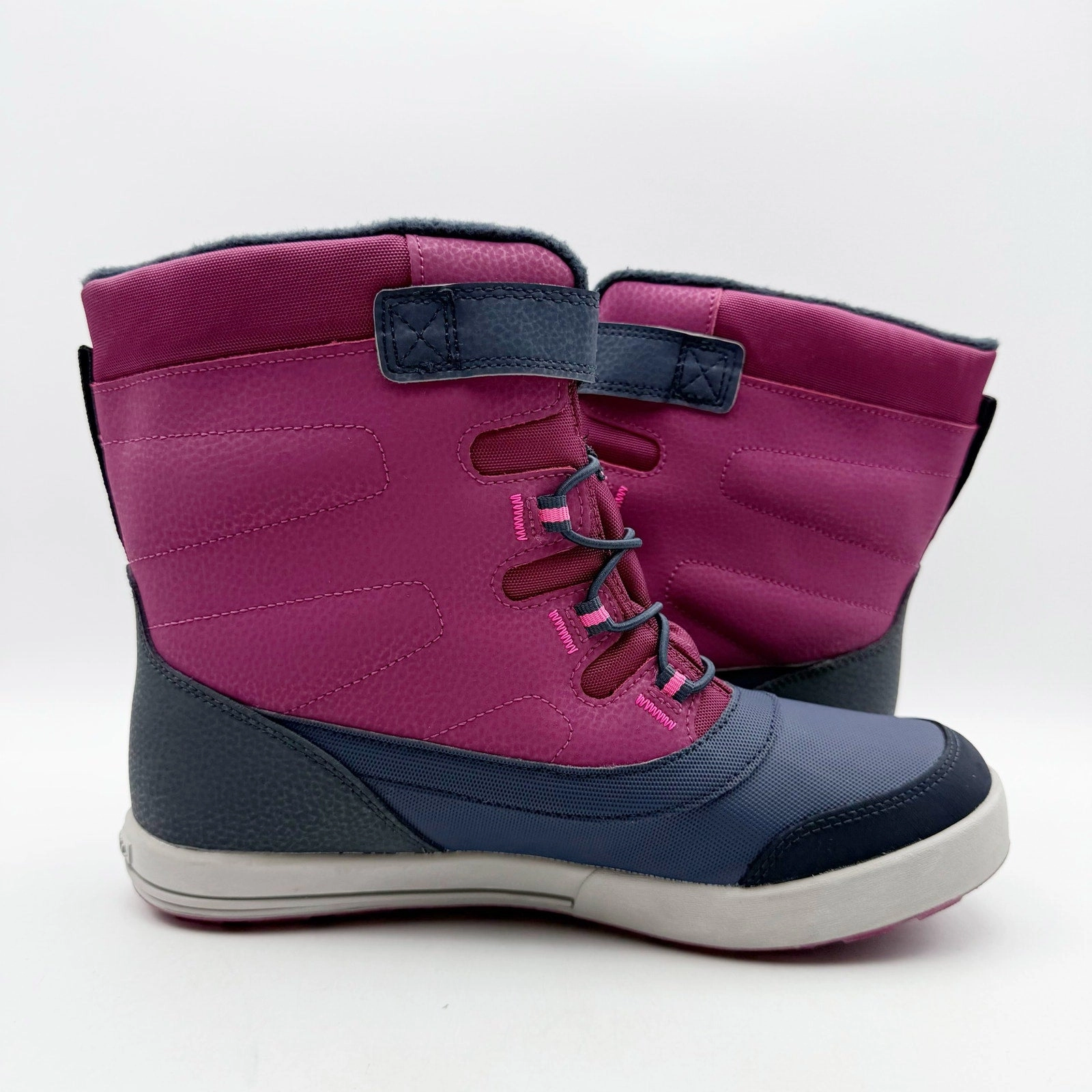 Merrell Kids Snow Storm Winter Boots US 7 M EU 38 Berry Navy Waterproof NIB Modern Snow Boots