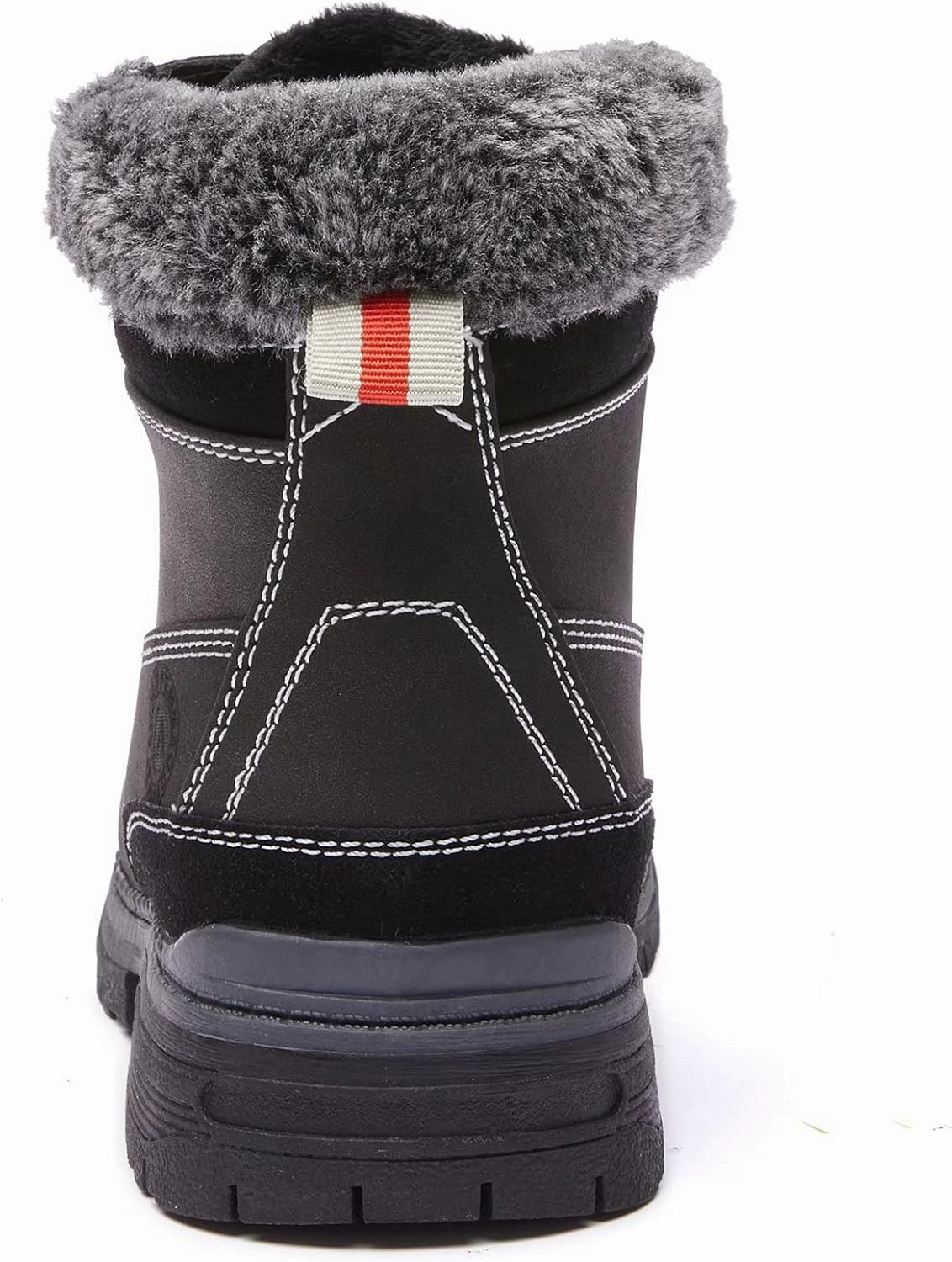 ANJOUFEMME Womens Hiking Snow Winter Boots - Waterproof Work Ankle Boots for Women Comfortable Warm Fur Boots for Backpacking Cycling 5.10 Spire Climbing Shoes