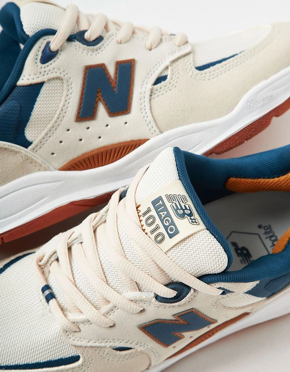 New Balance Numeric Tiago Lemos 1010 Skate Shoes - Sea Salt/Teal Rollerblade Skate