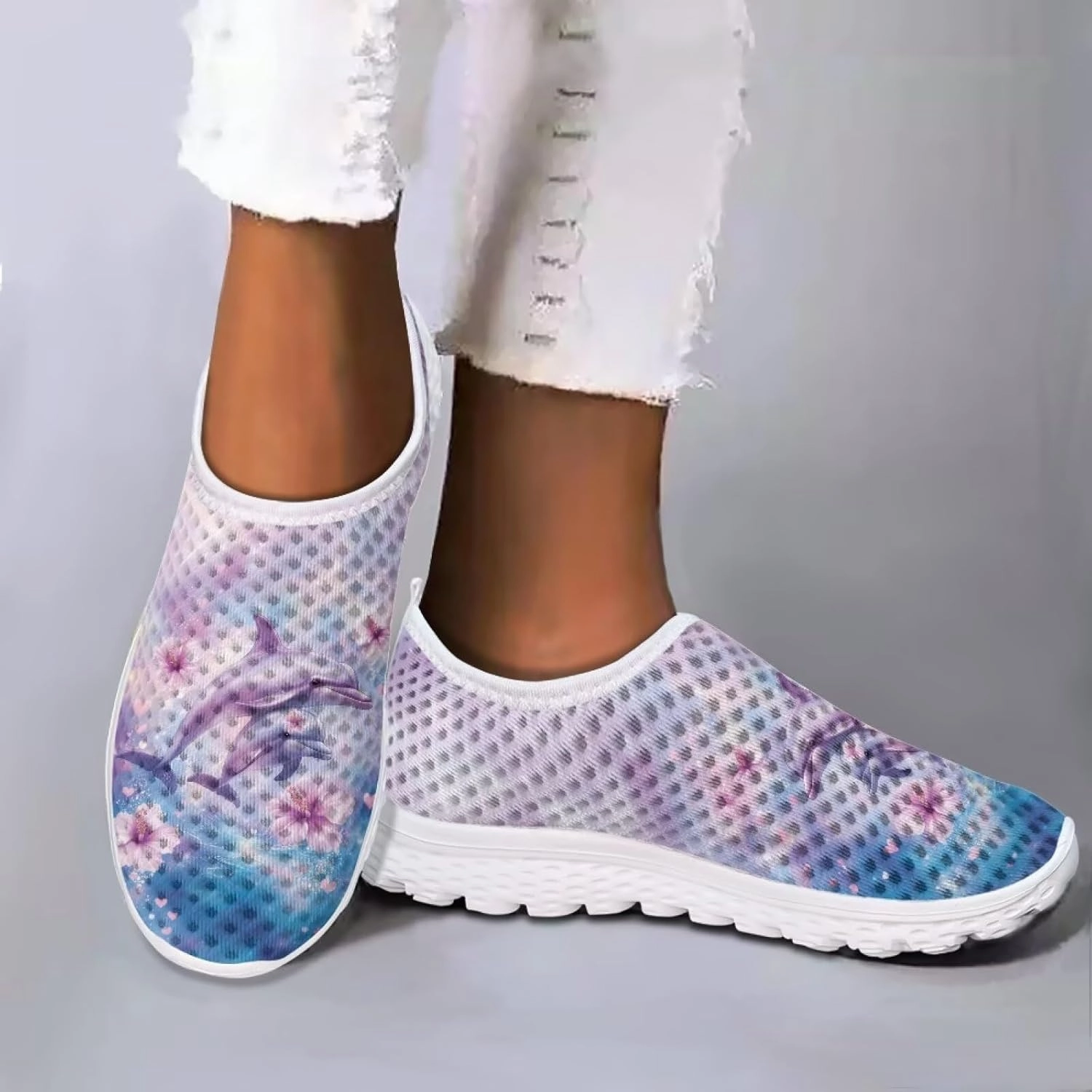 KEIAHUAN Trendy Running Shoes for Women Sneakers, Casual Lightweight Training Shoes Non-Slip Athletic Tennis Shoes Badminton Court India