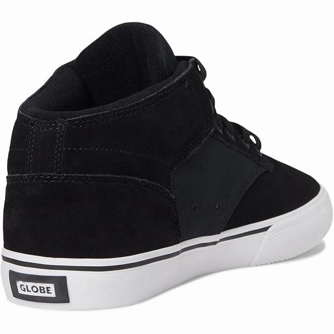 Globe Skateboard Shoes Motley Mid Black/White/Gum Shoes That Transform Into Skates