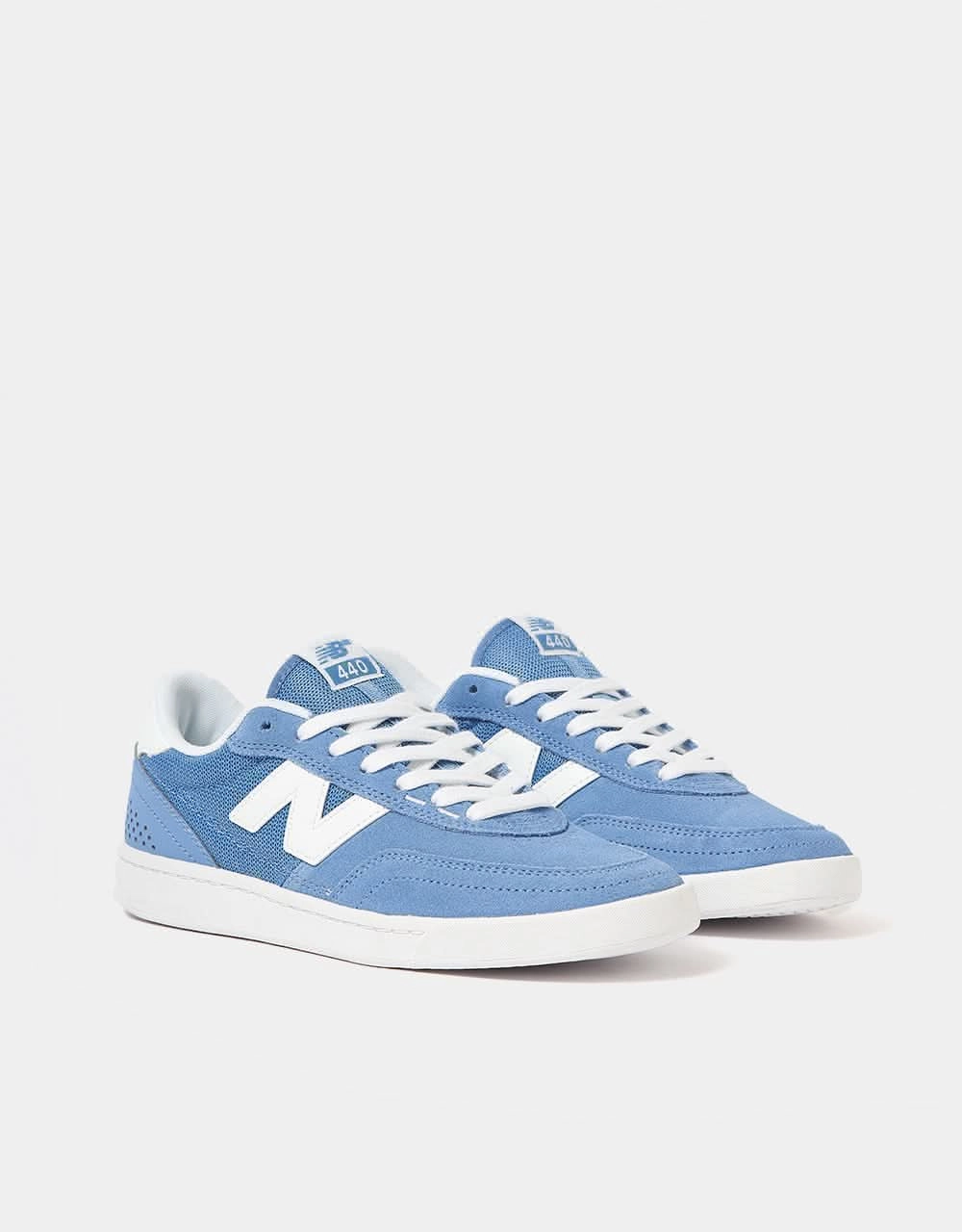 Entities Skate New Balance Numeric 440 V2 Skate Shoes - Sky Blue/White