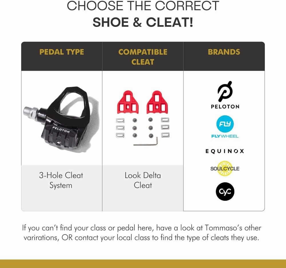 Tommaso Pista 100 SPD & Peloton Shoes for Women—Ready to Ride with Peloton Delta Cleat or SPD Cleats for Road Bicycles & Various Indoor Bikes—Explore Vareity Cycling Shoes & Bike Accessories Privateer Lace Cycling Shoe