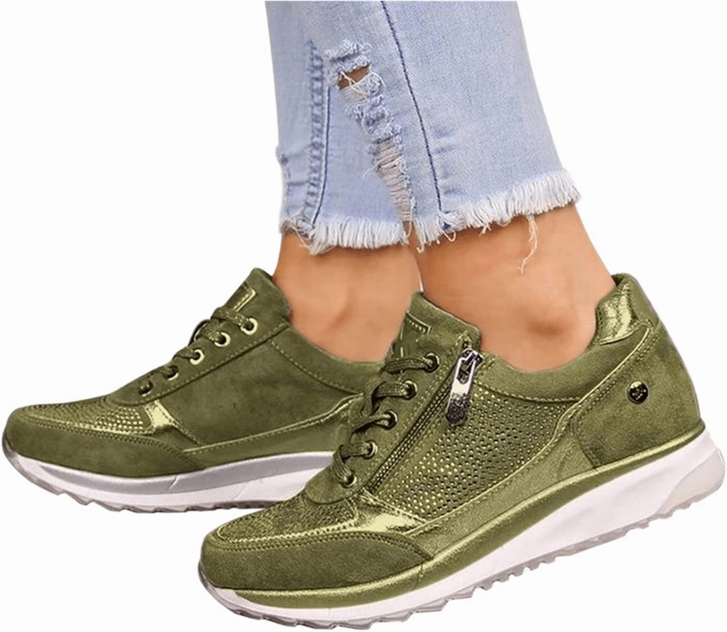 Ladmiple Shoes For Women Sneakers Slip Ons Walking Shoes Fashion Casual Athletic Non Slip Platform Tennis Running Shoes No Laces Slip Ons Steel Toe Slip On Steel Toe Slip Ons Slip Ons Slip On Sneakers Slip Ons Boots Slip On Time Keeps On Slipping Slipping 