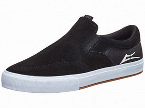 Numeric 480 Skate Shoe LAKAI OWEN VLK BLACK SLIP ON SKATE SHOES