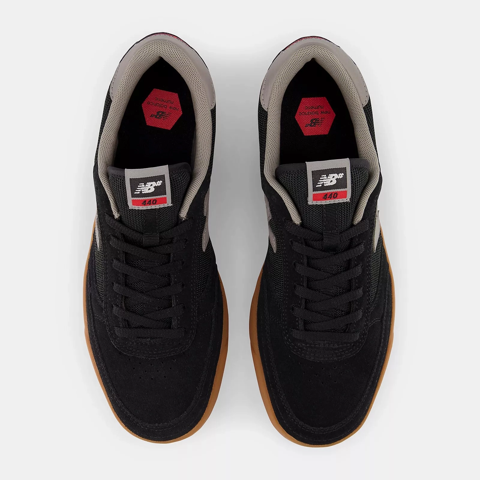 History Of Skate Shoes New Balance Numeric Skateboard Shoes 440 Black/Gum