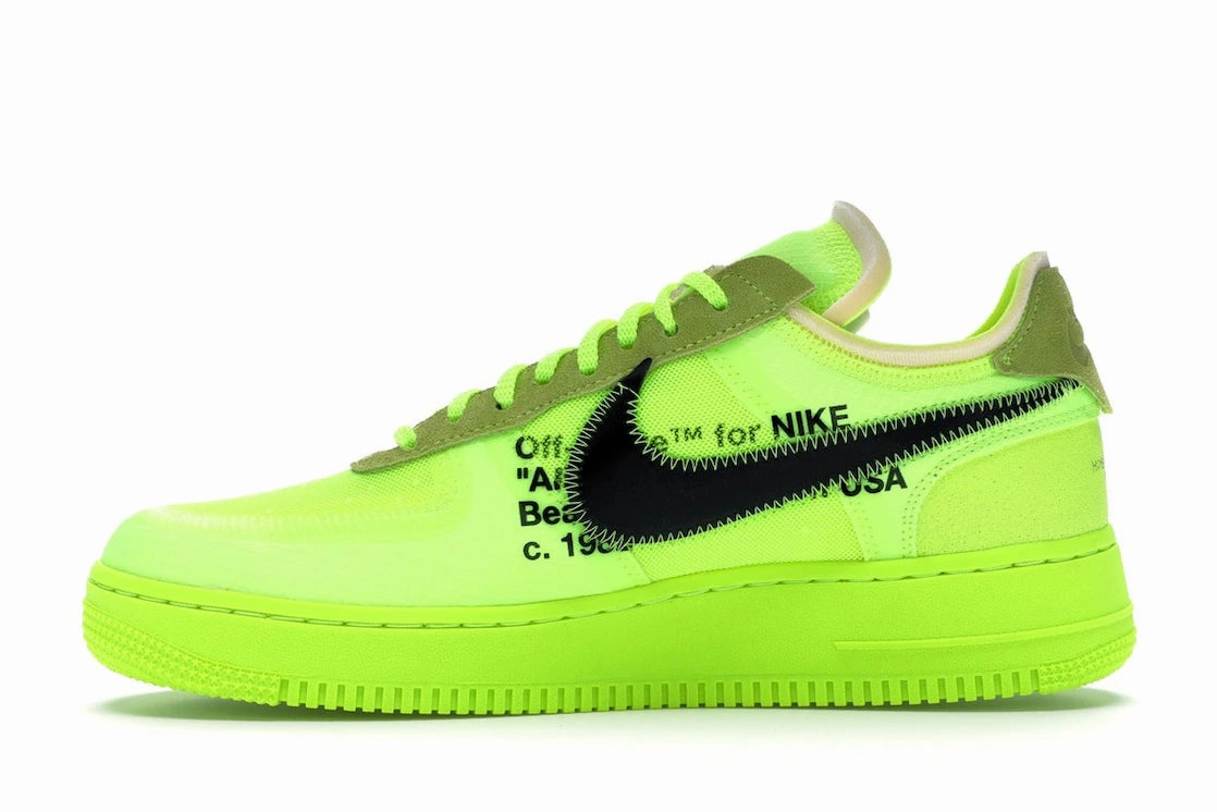 Air Force 1 Low Off-White Volt Nike Shoes For Boxing