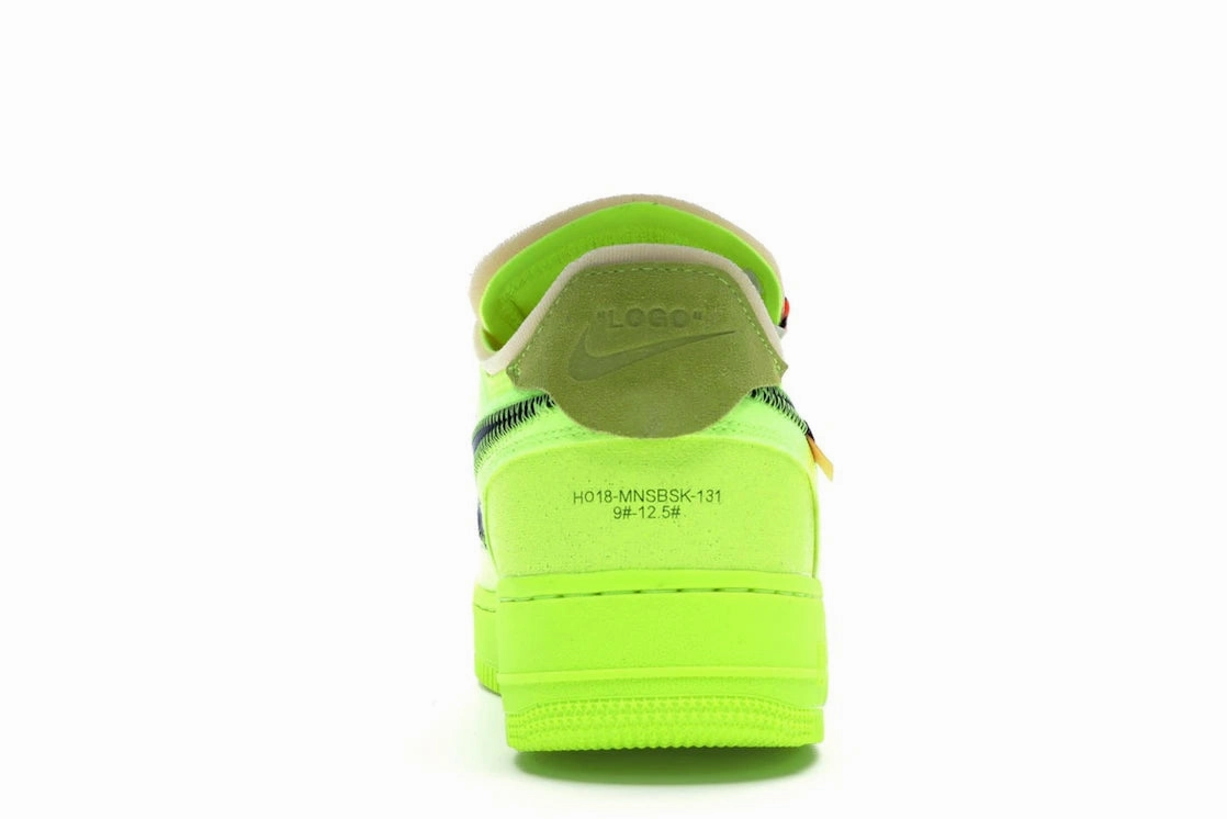 Cow Print Nike Shoes Air Force 1 Low Off-White Volt