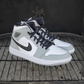 Nike Tawa Wrestling Shoes AIR JORDAN 1 MID LIGHT SMOKE GREY