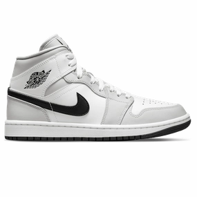 Air Jordan 1 Mid WMNS 'Light Smoke Grey' - OUTLET Nike Bball Shoes