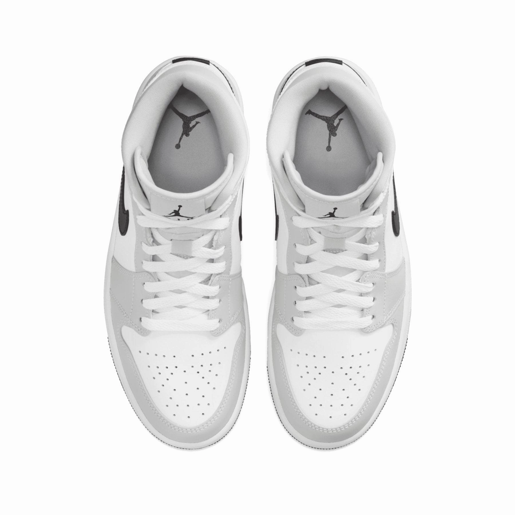 Air Jordan 1 Mid WMNS 'Light Smoke Grey' Nike Free Running Shoes Sale