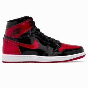 Air Jordan 1 Retro High OG 'Patent Bred' Nike Undefeated Shoes