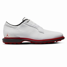 Nike Court Shoes Volleyball Air Jordan ADG 5 Golf Shoes White/Varsity Red/Black