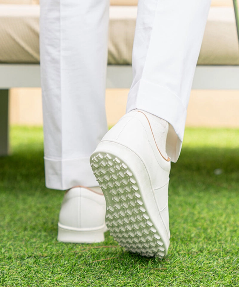 ALL CLASSIC Golf Cambridge Spikeless Golf Shoes - White Clearance Fj Golf