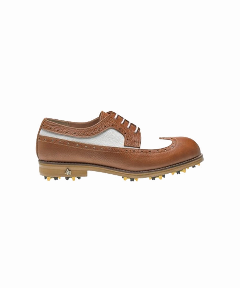 ALL CLASSIC Golf Noble Derby Classic Golf Shoes - Light Brown Bag For Golf
