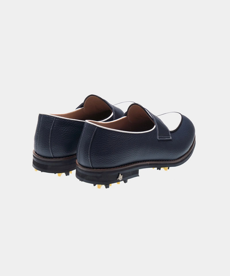 ALL CLASSIC Golf Noble Penny Loafer Classic Golf Shoes - Navy For Walking Good Golfing