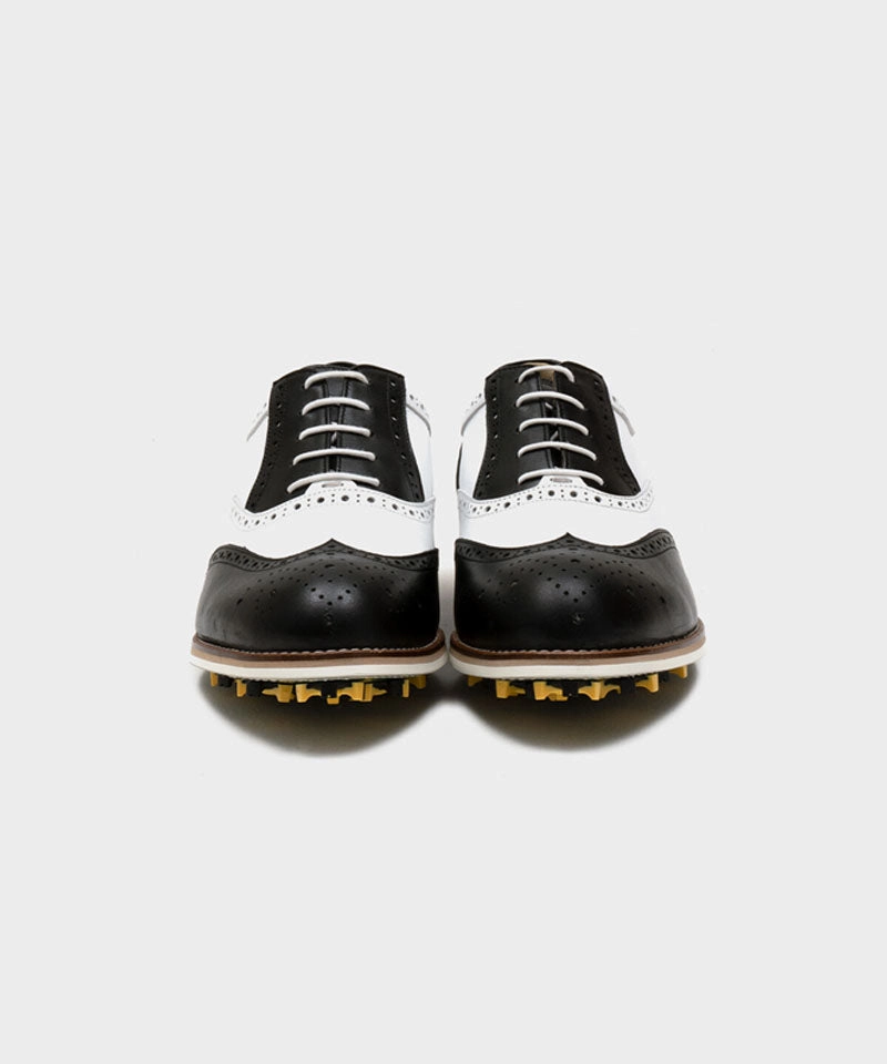 ALL CLASSIC Golf Noble Wingtip Classic Golf Shoes - Black Toe The Best Golf Shoes