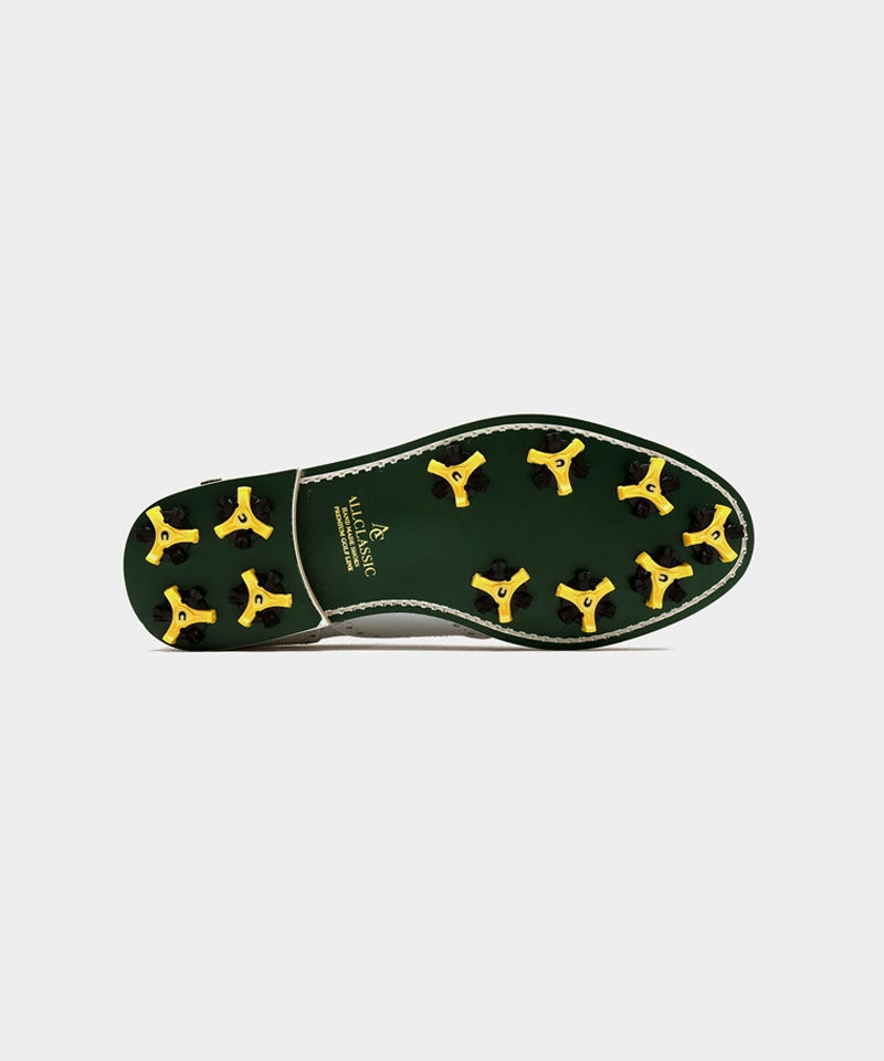 ALL CLASSIC Golf Noble Wingtip Classic Golf Shoes - White Reviews Golf