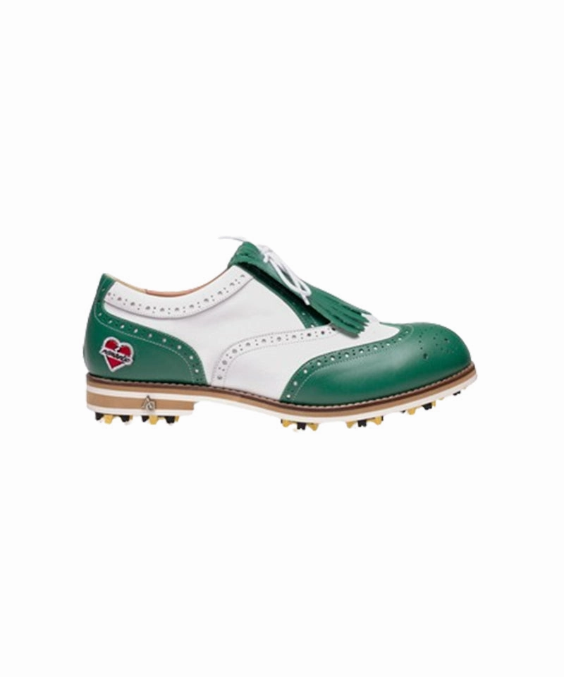 ALL CLASSIC Golf Nomantic Noble Wingtip Classic Golf Shoes - Green Prolite Golf