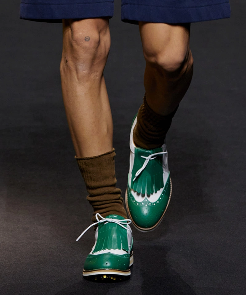 Best Spikeless Golf Best Value Golf ALL CLASSIC Golf Nomantic Noble Wingtip Classic Golf Shoes - Green