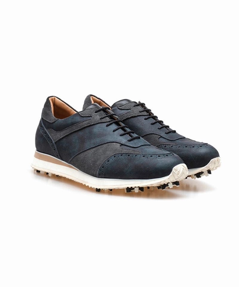 ALL CLASSIC Golf Saffiano Modern Classic Golf Shoes - Navy G Fore Golf