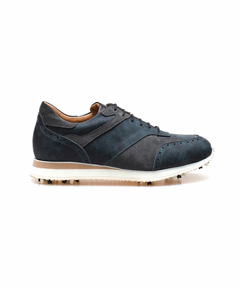 Travis Matthews Golf ALL CLASSIC Golf Saffiano Modern Classic Golf Shoes - Navy