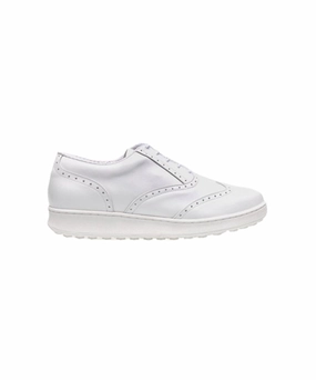 ALL CLASSIC Golf Wingtip Spikeless Golf Shoes - White Tiger Woods Golf Shoes