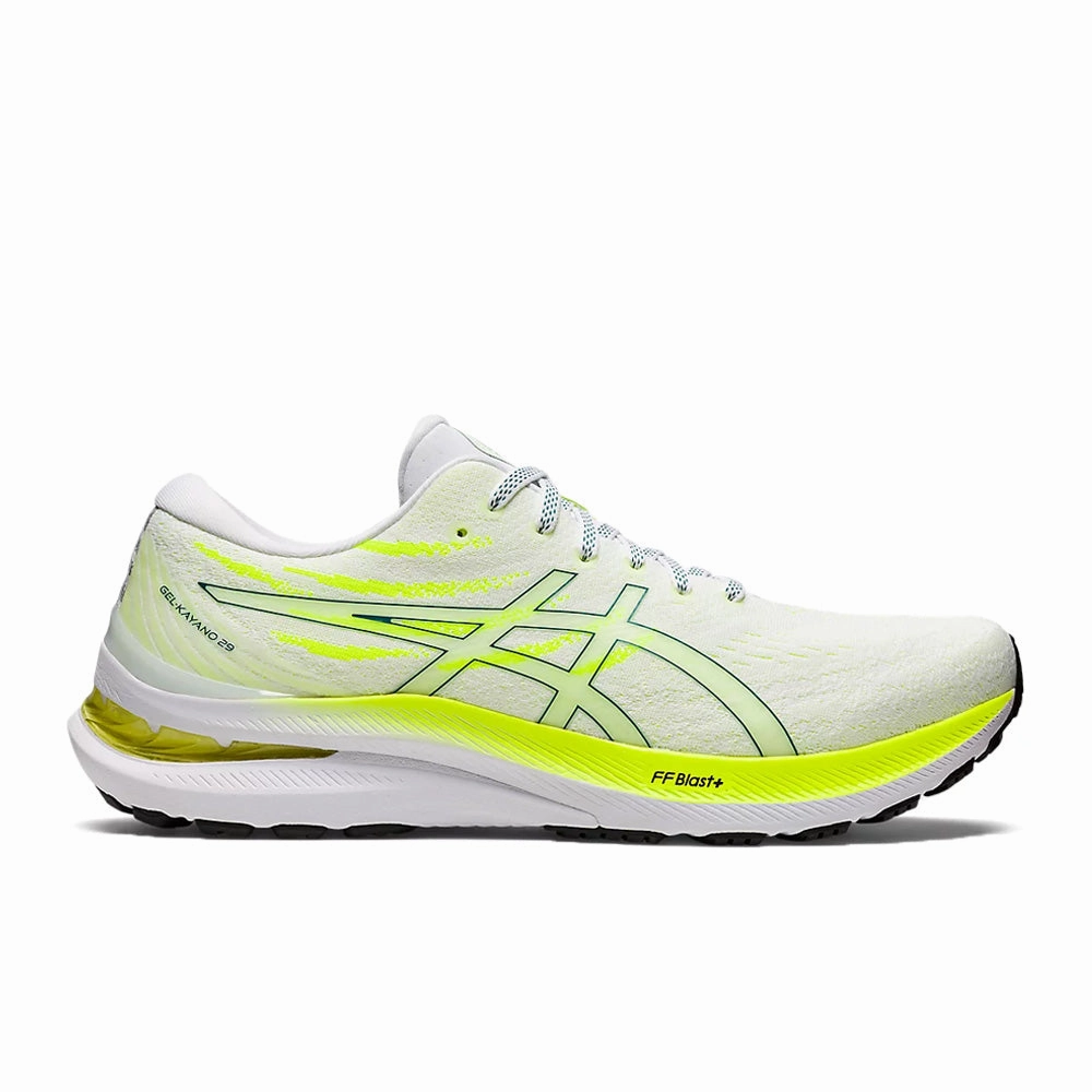 Men's Asics GEL-Kayano 29, White/Velvet Pine, 12 D Medium Asics Gel Tactic 2 Volleyball Shoes