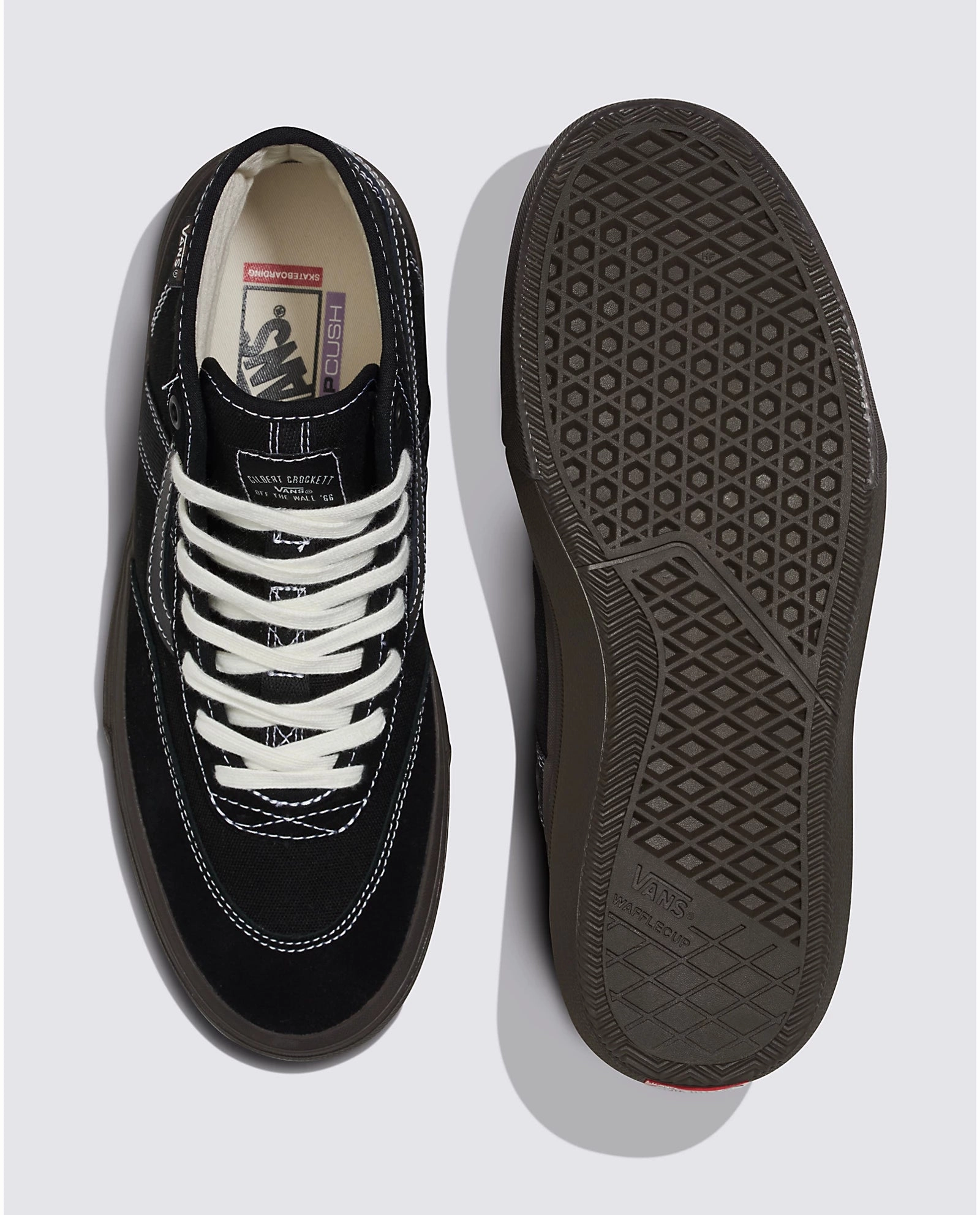 Vans Skate Crockett High (Black/Chocolate) Fake Roller Skate