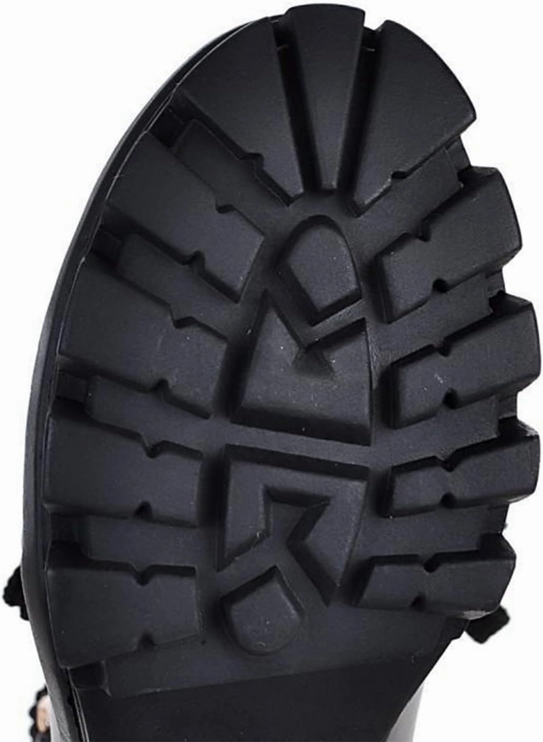 Combat Boots Womens Cute Lace Trim Lolita Ankle Boots Chunky Heel Lace Up Buckle Lug Sole Girl'S Booties Temperate Combat Boots