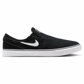 NIKE SB JANOSKI  SLIP BLACK / WHITE-BLACK-BLACK Nike Elite Shoes