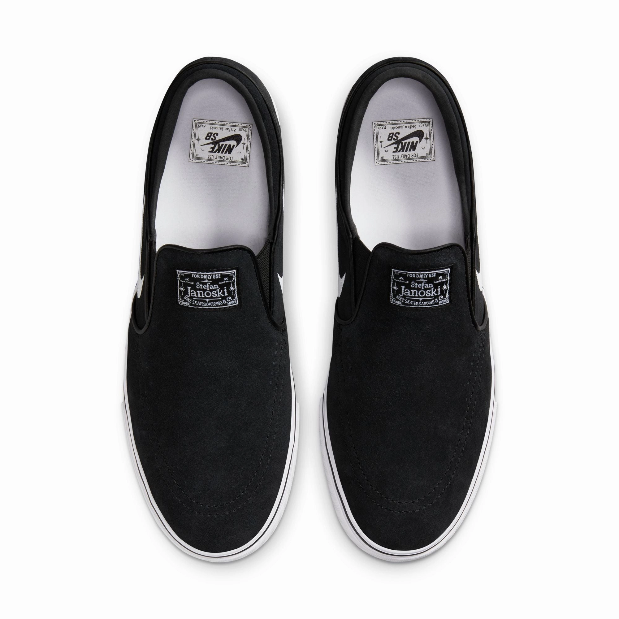 NIKE SB JANOSKI  SLIP BLACK / WHITE-BLACK-BLACK Nike Air Vapormax Flyknit Shoes